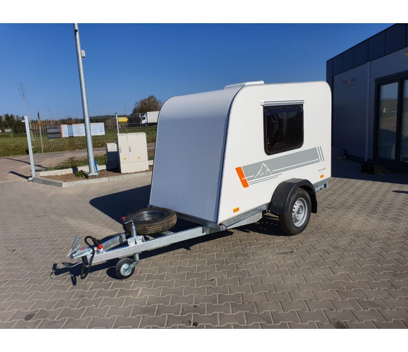 Einachsiger Campinganhänger MINI CAMPER Wohnwagen 245x120x140cm mit zGM 750kg – Bild 11