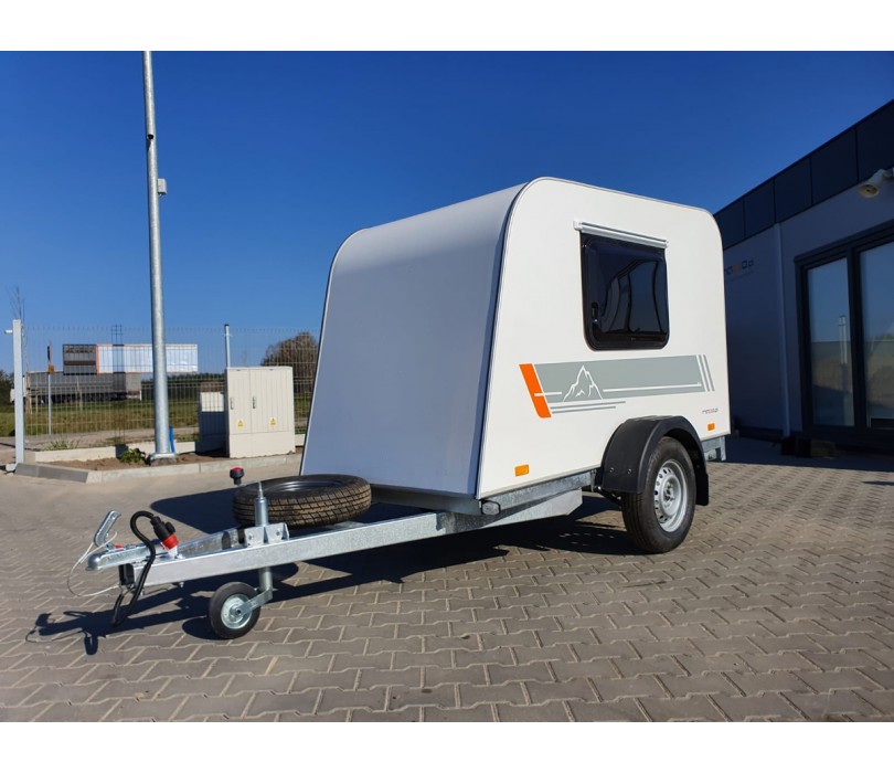 Einachsiger Campinganhänger MINI CAMPER Wohnwagen 245x120x140cm mit zGM 750kg – Bild 8
