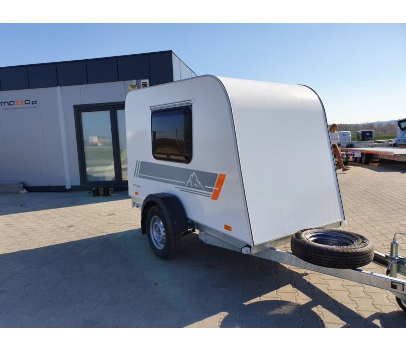 Einachsiger Campinganhänger MINI CAMPER Wohnwagen 245x120x140cm mit zGM 750kg – Bild 4