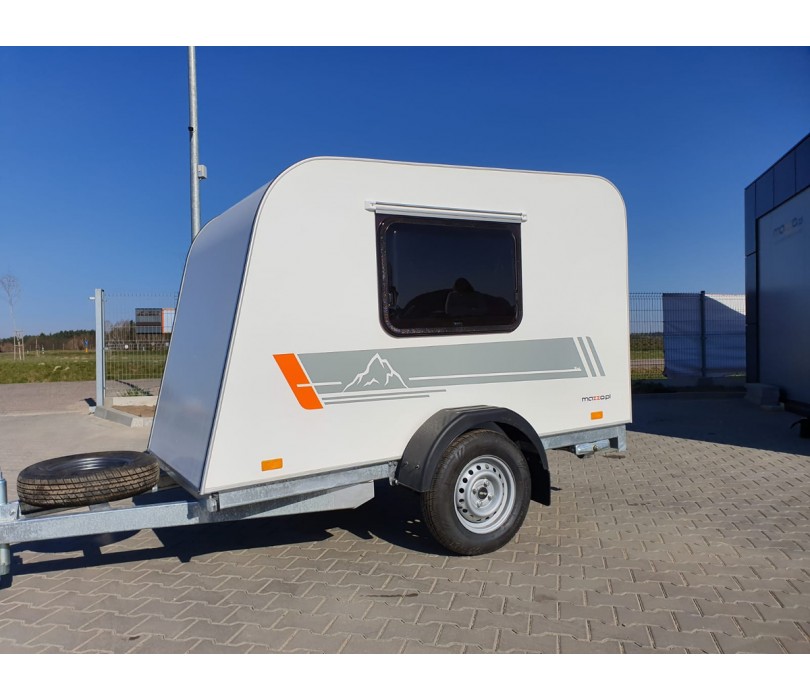 Einachsiger Campinganhänger MINI CAMPER Wohnwagen 245x120x140cm mit zGM 750kg – Bild 21