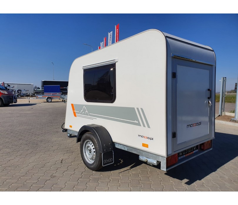 Einachsiger Campinganhänger MINI CAMPER Wohnwagen 245x120x140cm mit zGM 750kg – Bild 17