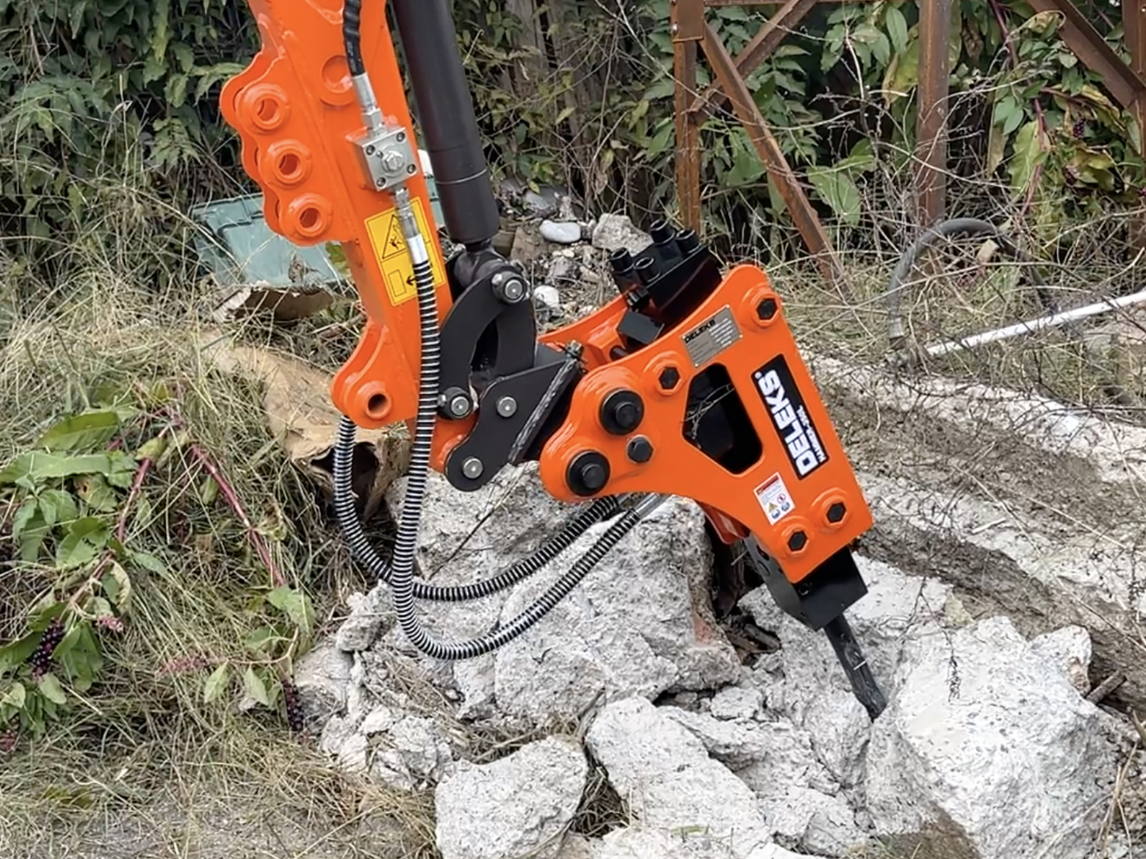 Hydraulikhammer HAMMER-350-L für Minibagger – Bild 2