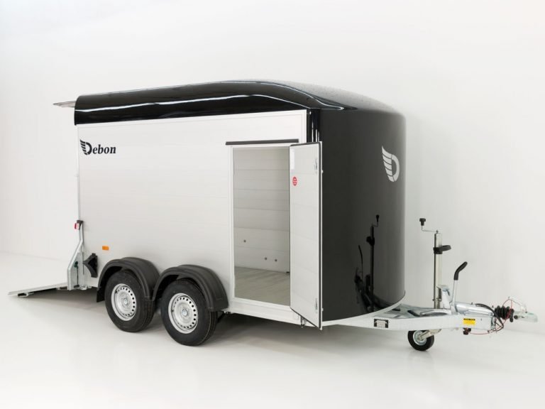 Debon Kofferanhänger Cargo H:200cm 2,6t|Alu|Polybug|Tür|schwarz-Neu – Bild 4