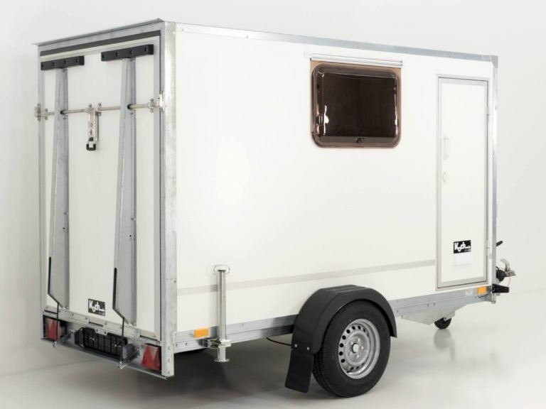 Kofferanhänger BK Höhe:180 1,3t|Rampe|Tür|2 Fenster-Neu – Bild 2