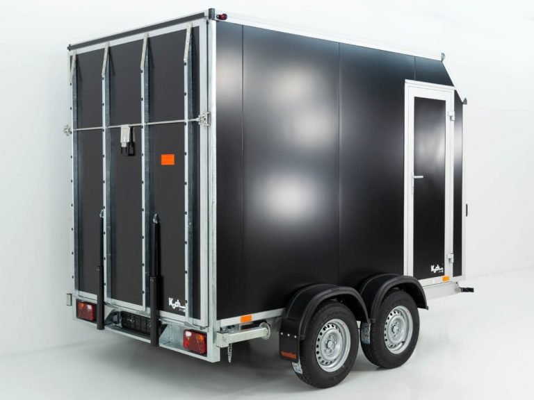 Vezeko Kofferanhänger VK Sandwich Black 2,7t|Rampe|Tür|Schräge-Neu – Bild 3