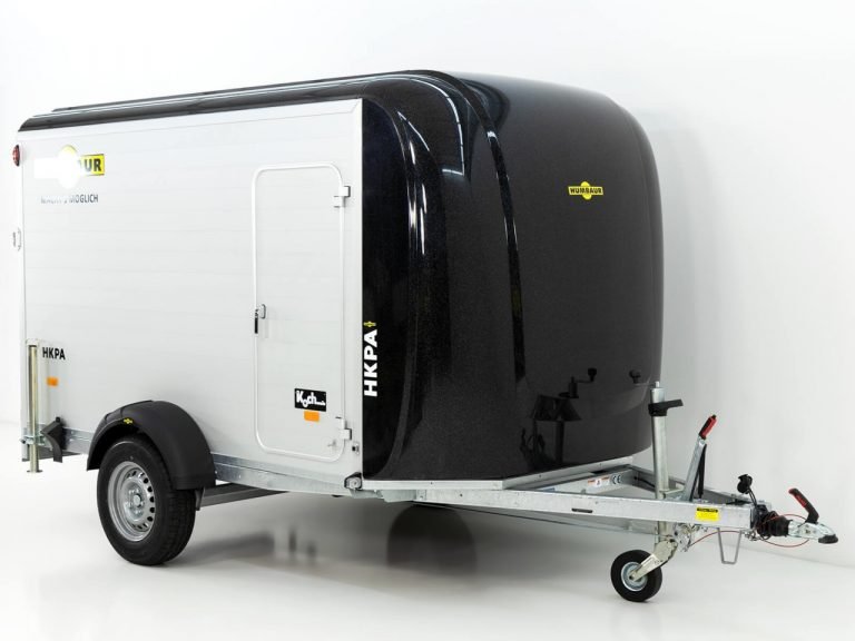 Humbaur Kofferanhänger HKPA 1,5t|Alu|Polybug|Seitentür|12 Zoll-Neu – Bild 2