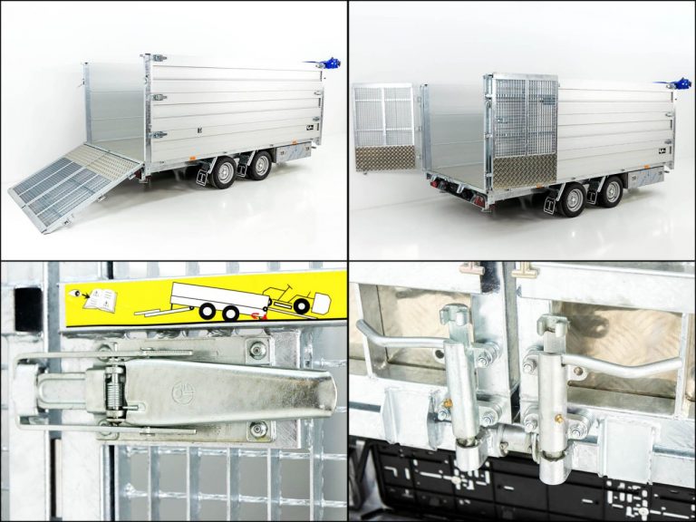 Twintrailer Multi-Heckkipper TT35-35 3,5t |Tandem-Neu – Bild 10