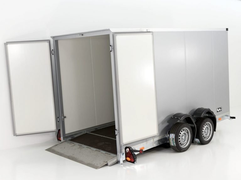 Vezeko Koffer-Absenkanhänger Höhe:210cm 2,7t|schwarz-Neu – Bild 2