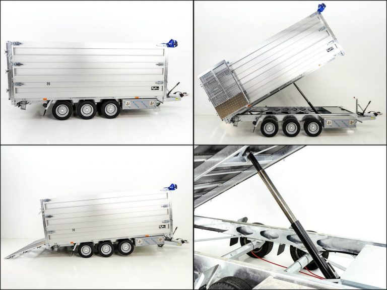 Twintrailer Multi-Heckkipper TR35-40 3,5t|192x402x140cm|FP|TridaX-Neu – Bild 8
