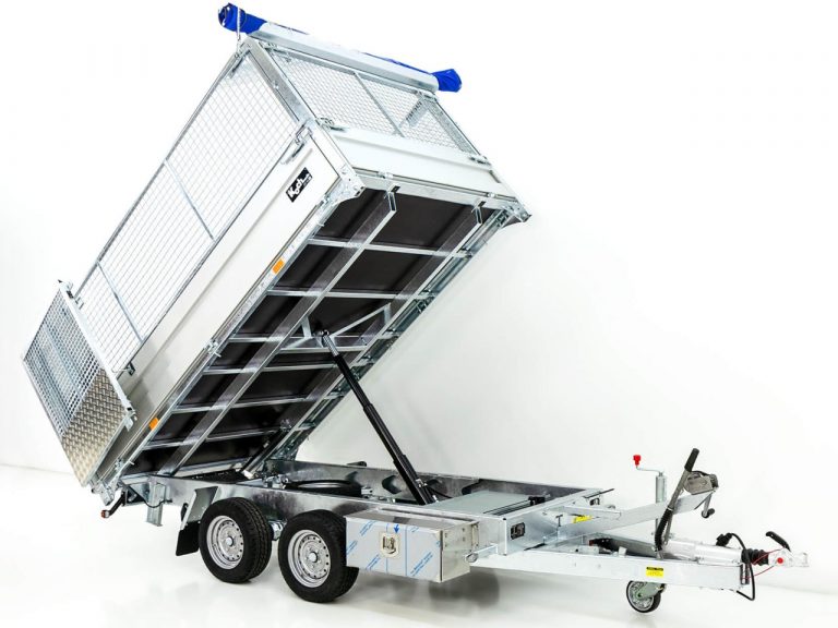 Twintrailer Multi-Heckkipper TT30-30 3,0t|120cm|Tandem|Netz-Neu – Bild 3