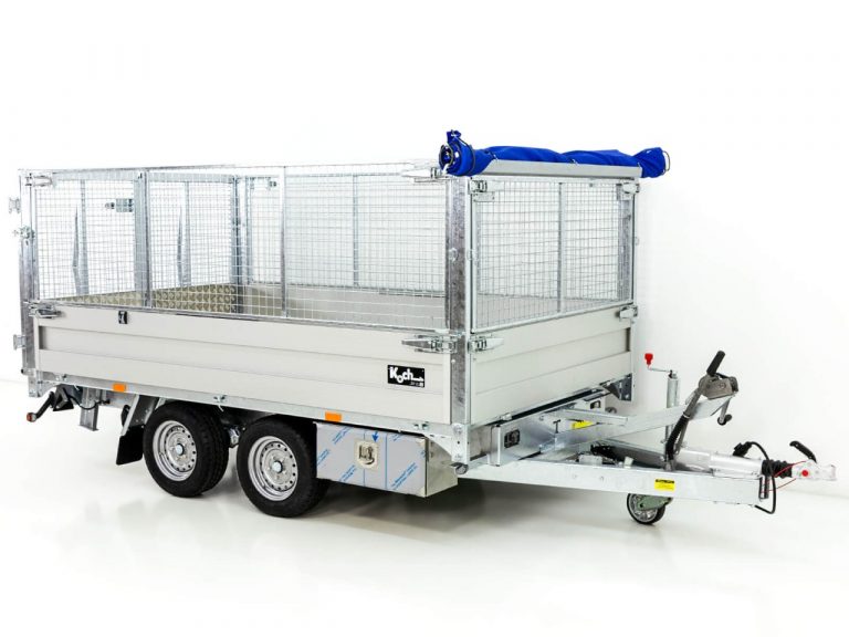Twintrailer Multi-Heckkipper TT30-30 3,0t|120cm|Tandem|Netz-Neu – Bild 5