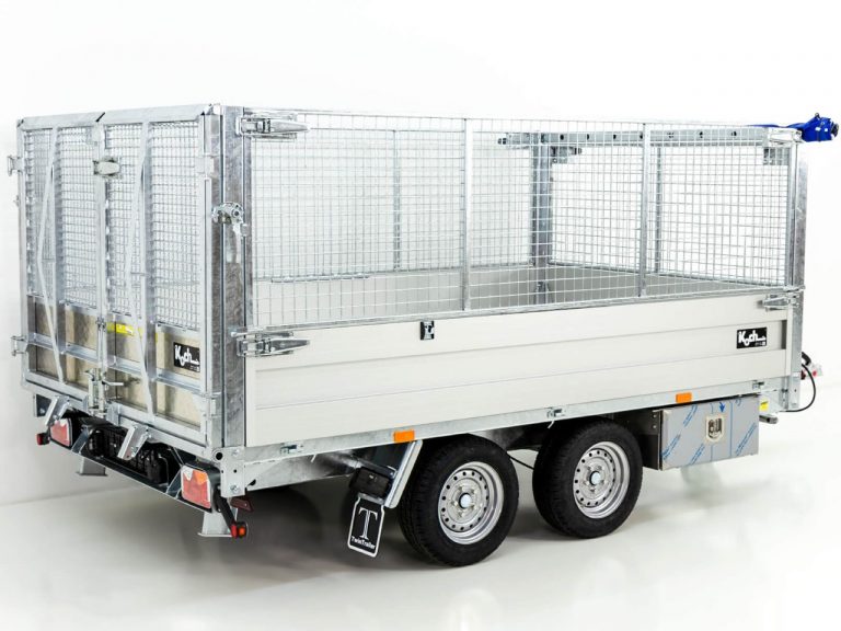 Twintrailer Multi-Heckkipper TT30-30 3,0t|120cm|Tandem|Netz-Neu – Bild 6