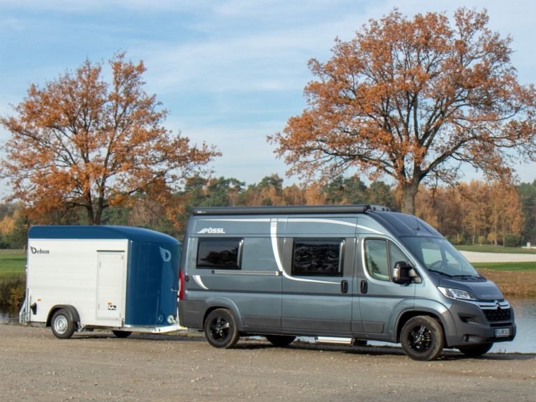 Debon Kofferanhänger Cargo H:190cm 1,3t|Alu, Polybug|Tür|blau-Neu – Bild 3