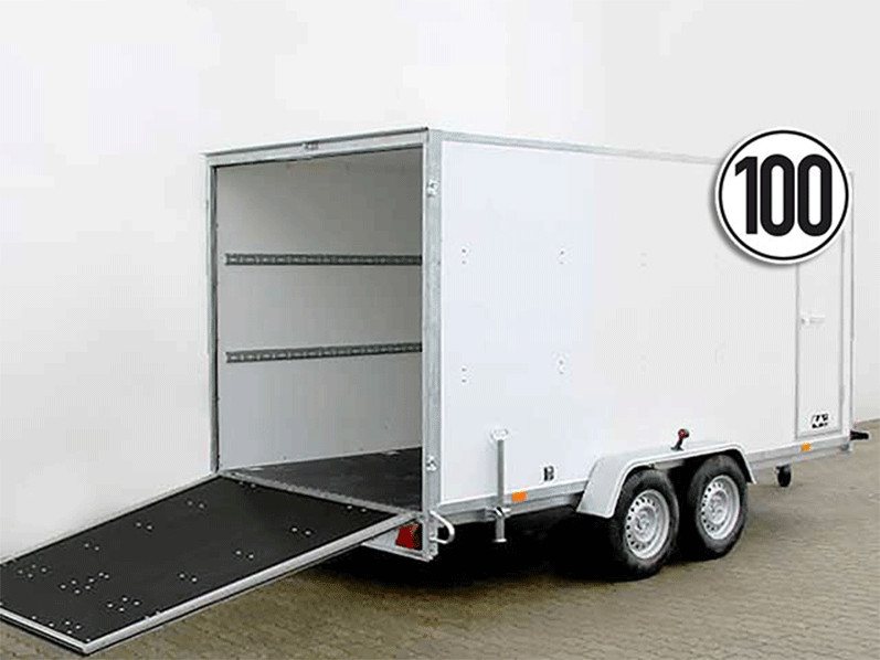 Kofferanhänger Höhe:190cm 2,7t|100km/h|Rampe-Neu