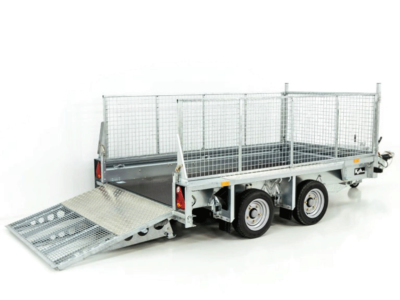 Ifor Williams Baumaschinenanhänger GX105 HD 3,5t|Auffahrrampe|Gitter-Neu