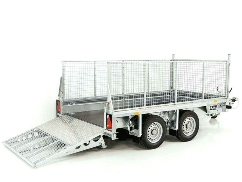 Ifor Williams Baumaschinenanhänger GX105 2,7t|Auffahrrampe| Gitter-Neu