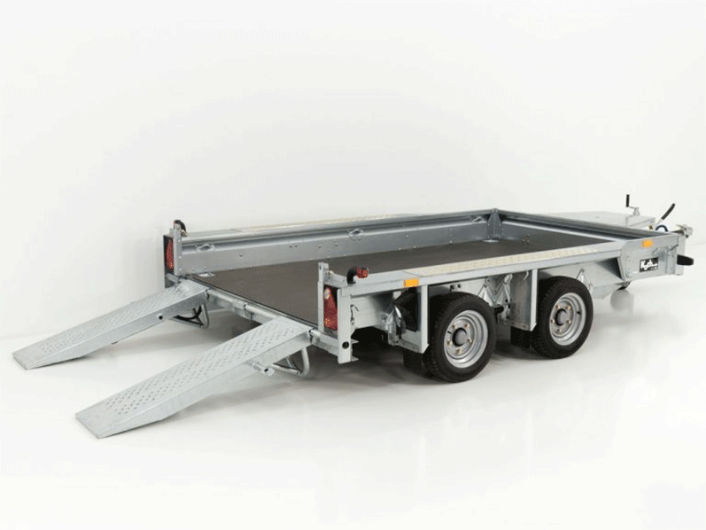 Ifor Williams Baumaschinenanhänger GX105 HD 3,5t|Auffahrschienen-Neu