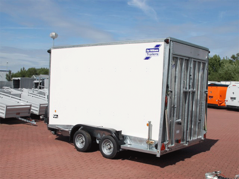 Ifor Williams Kofferanhänger BV 126G H:214cm 3,5t|Klappenkombi-Neu