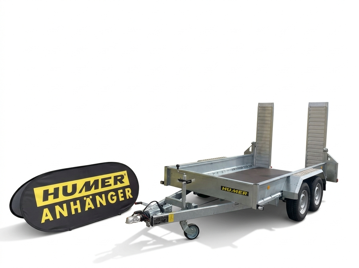 Baumaschinenanhänger HUMER H02ABU3015‑30‑14AR