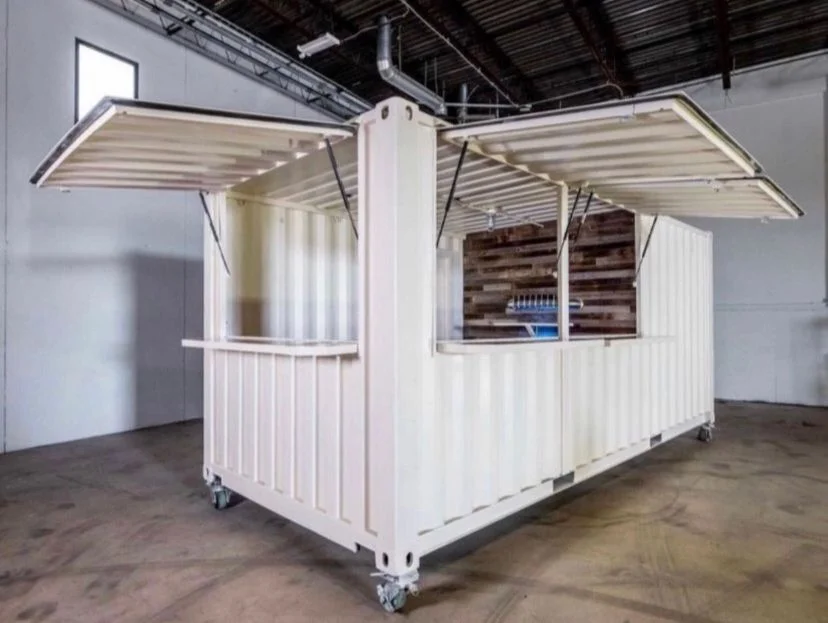 20-Fuß Event-Bar-Container – große Servicetheke, sofort einsatzbereit