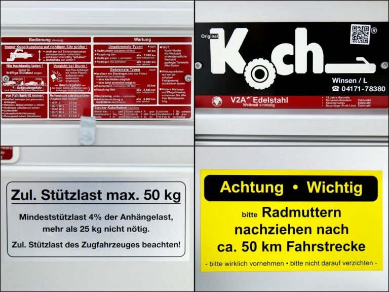 Koch Deckelanhänger 125x250cm Höhe:65cm 1300kg-Neu – Bild 9