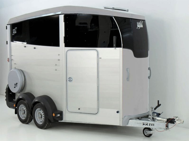 Ifor Williams Pferdeanhänger HBX 511|neues Modell|silber-Neu