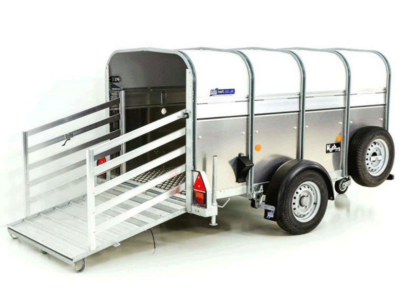 Ifor Williams Schaf-und Kälberanhänger P8G 124x250cm Höhe:115 1,4t-Neu