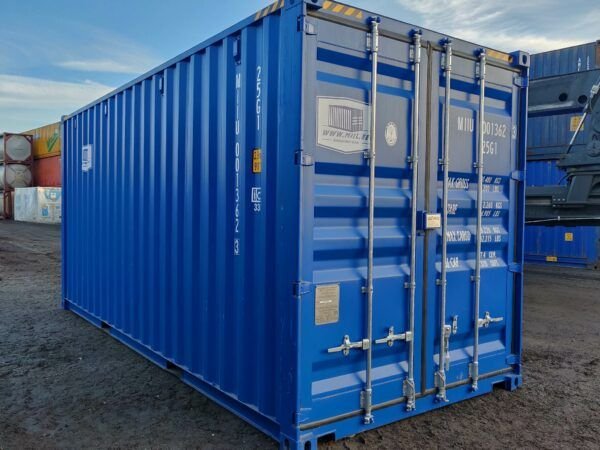 Neuer 20-Fuß High Cube Container in Blau – 2,89 m Außenhöhe