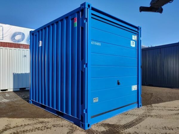 10-Fuß Lagercontainer – wahlweise in Blau oder Weiß
