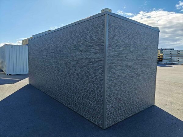 Baustellencontainer 6 m mit Strukturfassade – 2,89 m Höhe – Bild 3