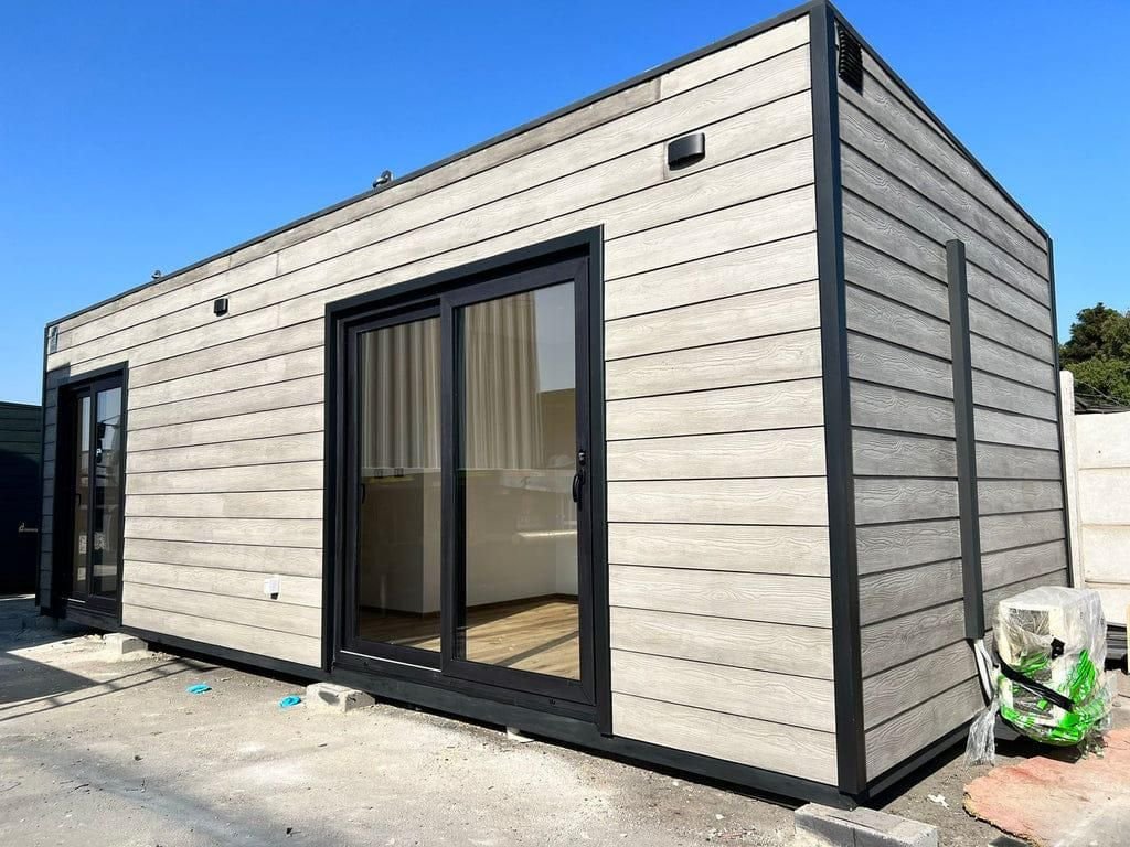 Mobilheim 24 m² mit 1 Schlafzimmer – 8 x 3 m