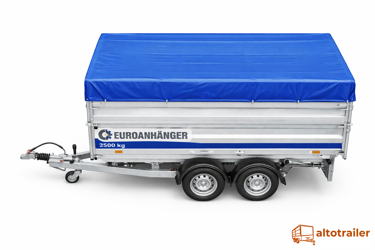 Kippanhänger 2500 kg – Doppelachse, Hochplane & verstärkte Bordwände | Top-Angebot – Bild 5