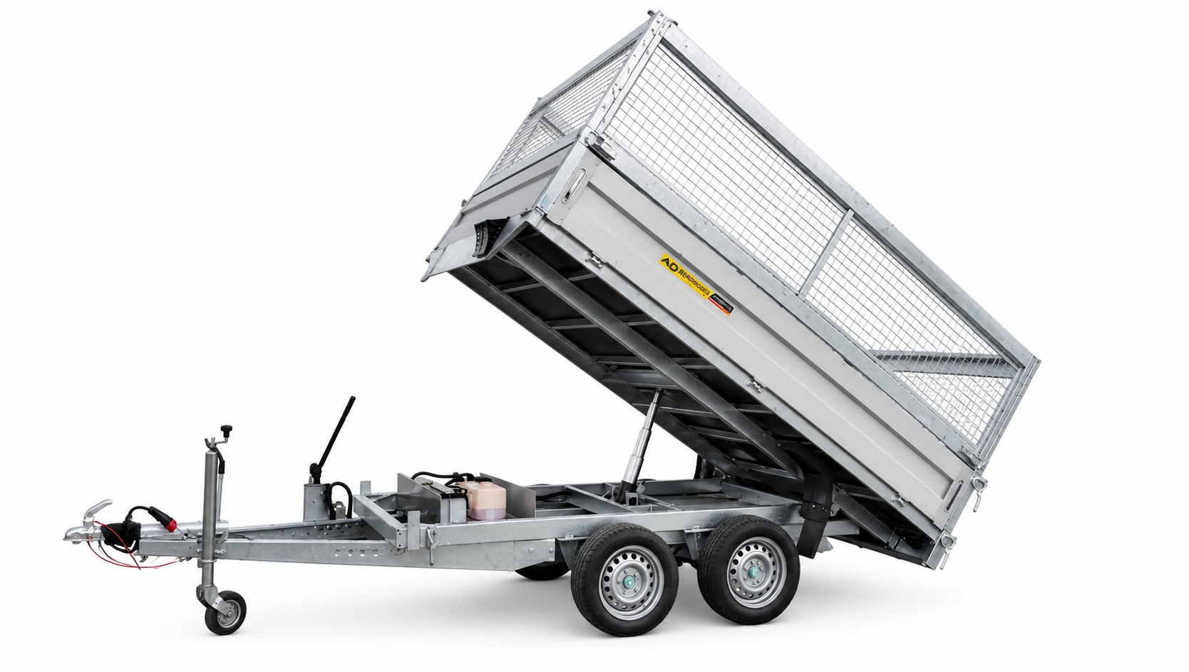 Kippanhänger 2.700 kg – Dreiseitenkipper mit Elektrohydraulik – Bild 2