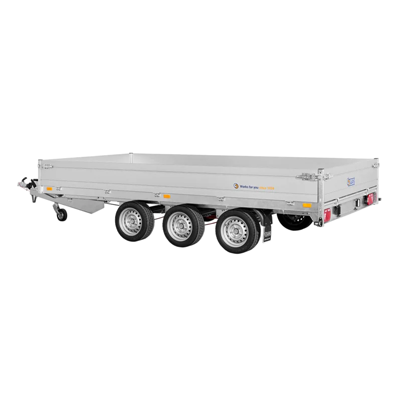 Anhänger absenkbare Plattform 406 x 204 cm – PTAC 3500 kg – Saris